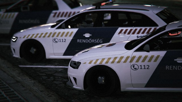 Audi RS4 Avant Hungarian Police